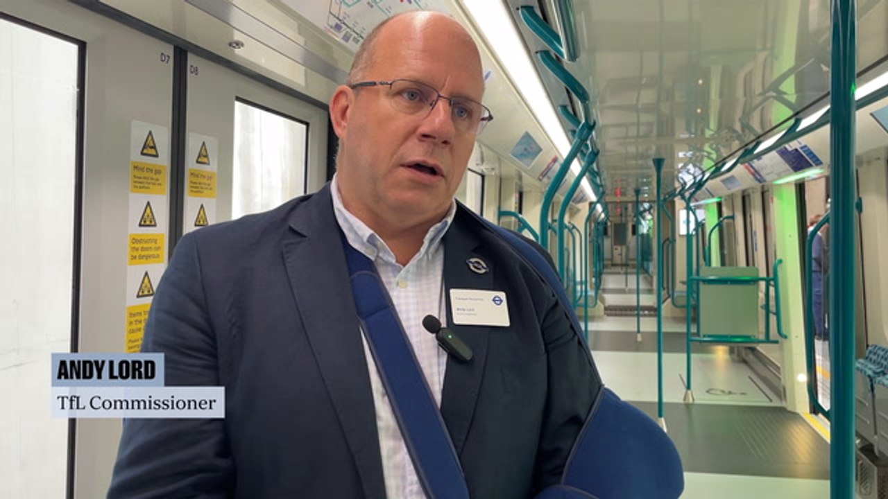 TfL commissioner Andy Lord gives update on arrival of new Piccadilly line trains