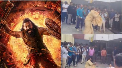 Fan re-enacts Rishab Shetty's possessed scene after watching Kantara Chapter 1