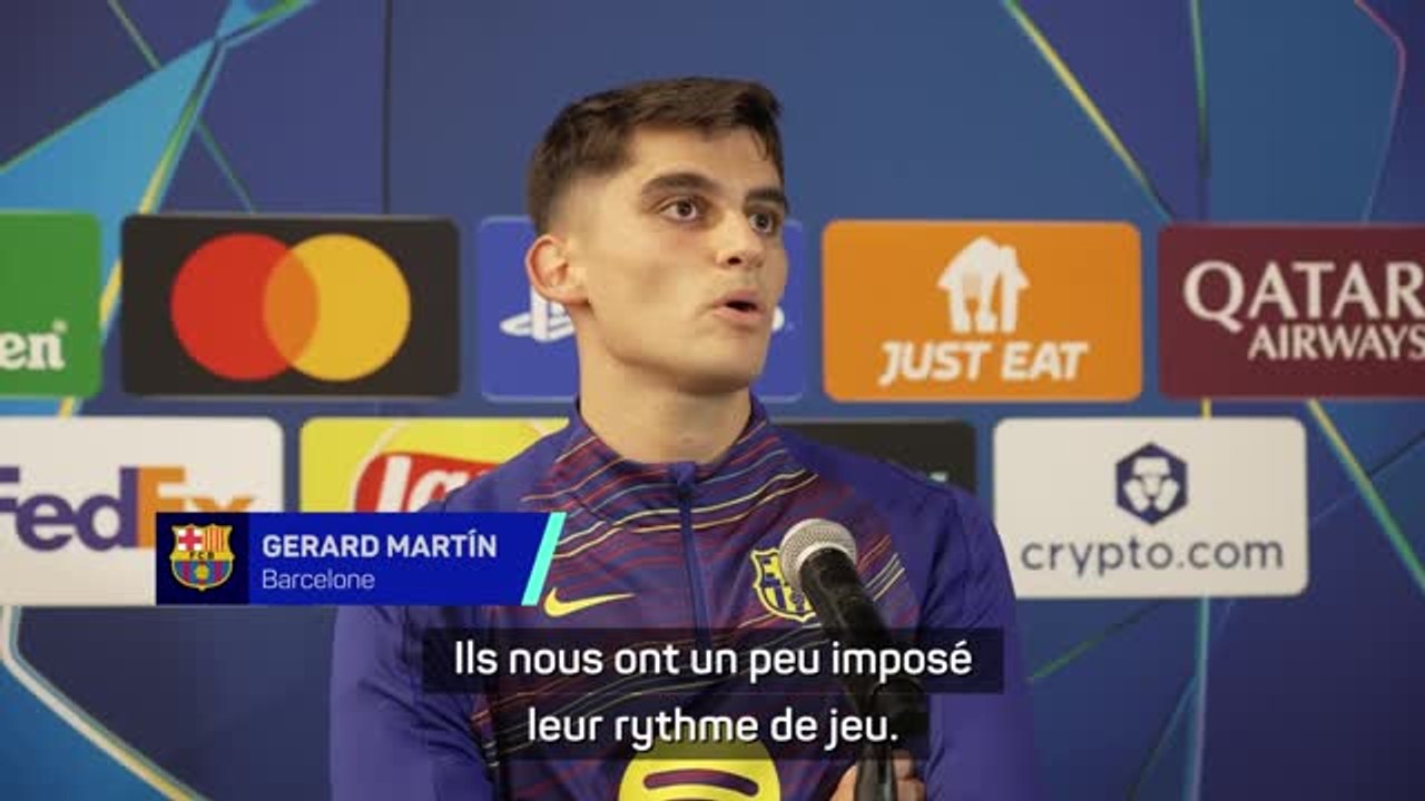 Barcelone - Martín : “Nous n’avons pas joué comme nous le voulions”