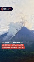 Erupsi gunung di perbatasan wilayah antara Jogja dan Jateng