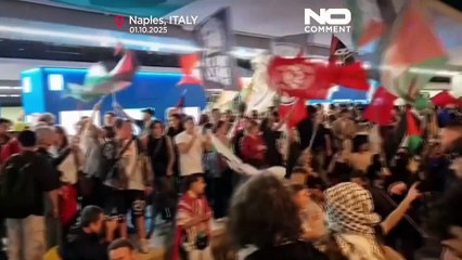 Milhares protestam em cidades italianas após Israel intercetar flotilha com destino a Gaza