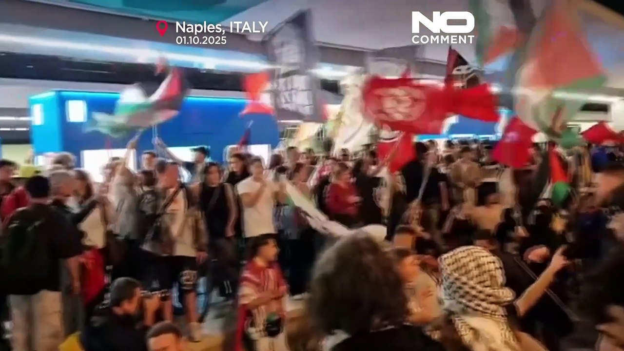 Tausende protestieren in italienischen Städten nach Israels Abfangen von Gaza-Flottille