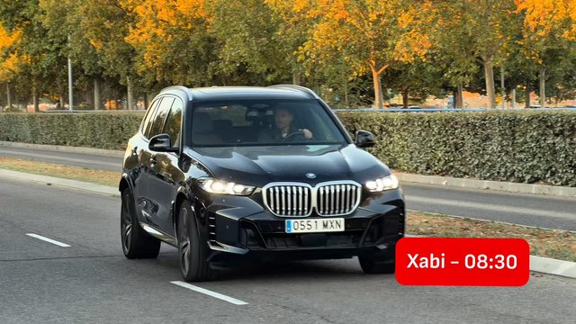 Así llegaron los jugadores del Real Madrid a Valdebebas