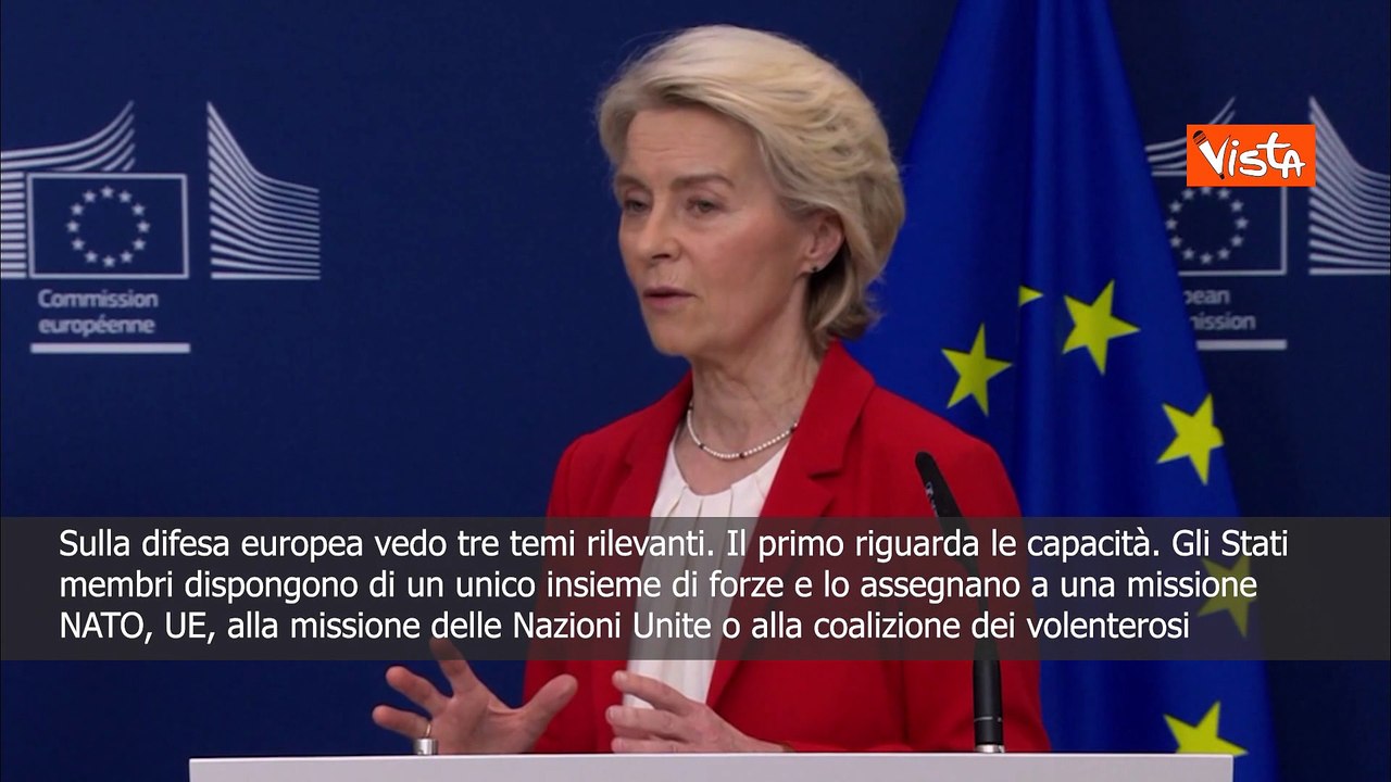 Von der Leyen: Dobbiamo costruire un muro di droni per rispondere a incursioni russe