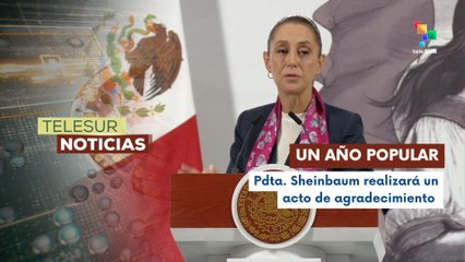 Pdta. Claudia Sheinbaum llega a su primer año de gobierno con alta aprobación popular