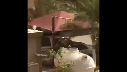 جندي بالدفاع المدني السعودي يُنقذ طفل من السقوط من الدور الثاني !