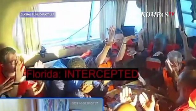 Suasana Mencekam! Kapal Kemanusiaan Gaza Sumud Flotilla Dicegat Militer Israel, Relawan Ditahan