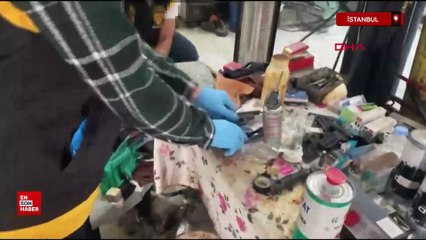 İstanbul Pendik'te kaçak silah atölyesine operasyon
