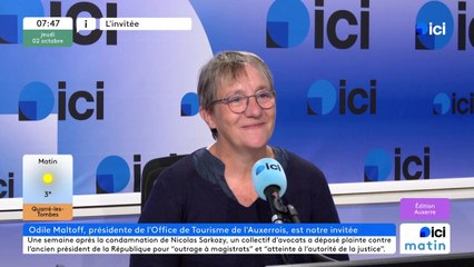 Odile Maltoff, présidente de l'Office de Tourisme de l'Auxerrois.