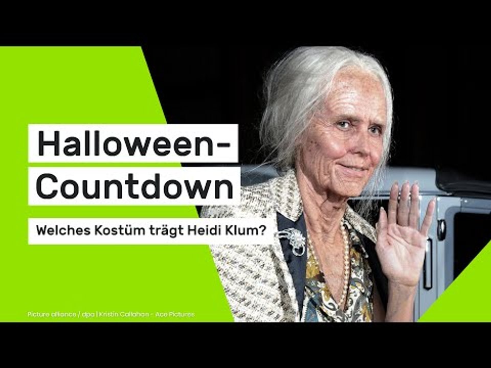 Heidi Klum: Der Halloween-Countdown läuft - welches Kostüm trägt das Model?