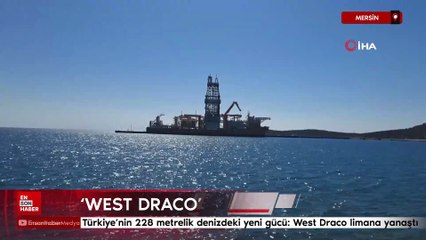 Mersin'de 'West Draco' limana yanaştı