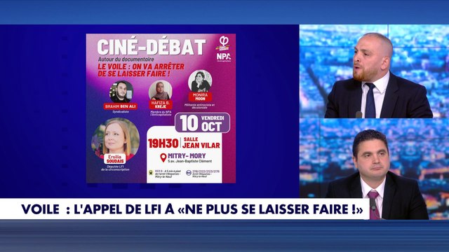 Matthieu Valet : «Moi la femme, je ne la réduis pas à une religion, je ne la réduis pas à un voile»