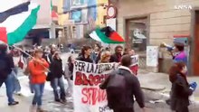 Protesta pro Palestina degli studenti a Torino