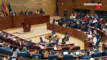 Retiran la bandera palestina en la Asamblea de Madrid