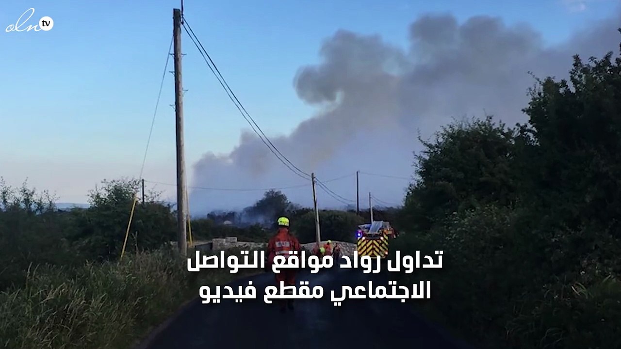 بالفيديو السنة اللهب تتصاعد بشكل مخيف بعد اندلاع النيران في محطة الوقود بالرياض