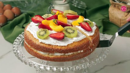 بالفيديو، كيك اسفنجي على الاصول