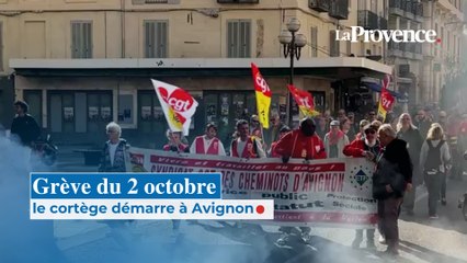 Grève du 2 octobre : le cortège démarre à Avignon