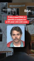 Police used DNA to identify a suspect in a 34-year-old cold case.