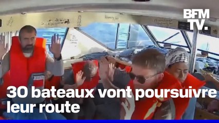 Une partie de la "Flottille pour Gaza" a été interceptée par Israël