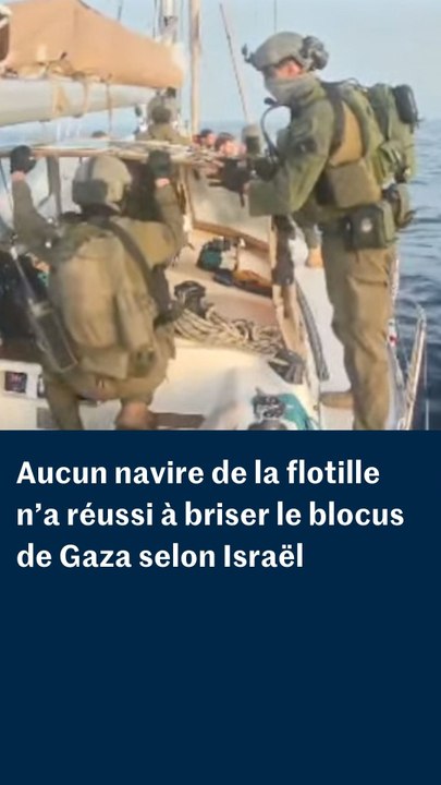 La quasi-totalité de la flottille pour Gaza interceptée par l’armée israélienne