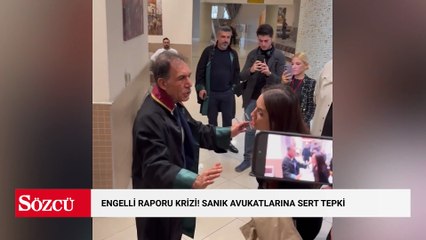 İzleyiciler, sanık avukatlarının aldığı engelli raporuna sert tepki gösterdi