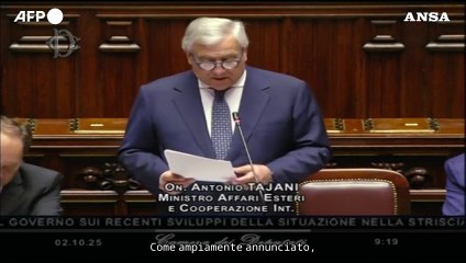 Flotilla, Tajani: "Ventidue italiani fermati da Israele, stanno bene"