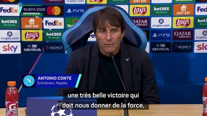 Conte : “Une très belle victoire qui doit nous donner de la force”