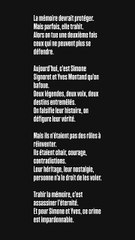 Message de Benjamin Castaldi sur Instagram à propos du film "Moi qui t'aimais", sur le couple formé par Yves Montand et Simone Signoret, qui est la grand-mère du présentateur