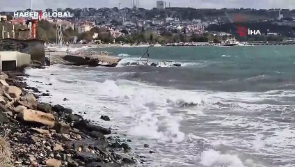 Marmara Denizi'nde şiddetli fırtına
