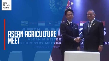 Japan, Philippines agriculture ministers speak on sidelines of Asean meeting in Manila