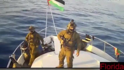 Moment Israeli military storms Gaza aid flotilla vessels: Video