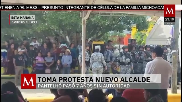 Toma protesta nuevo alcalde de Pantelhó en Chiapas tras 7 años sin titular
