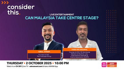 Consider This: Live Entertainment (Part 2) — Malaysia Still Attractive Concert Destination?