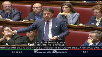 Flotilla, Conte: ridicolo l'appello di Meloni all'unità
