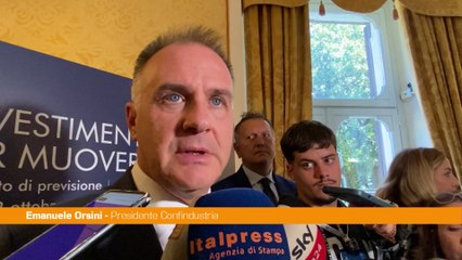 Orsini "Necessario sostenere le imprese, costruire un percorso futuro"