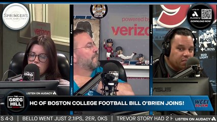 BC HC Bill O'Brien joins! "Right on the doorstep of winning"