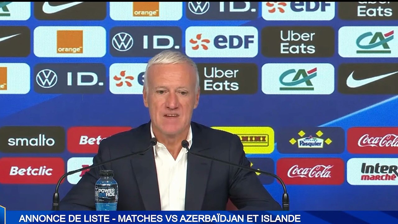 La liste de Didier Deschamps pour les matches contre l'Azerbaïdjan et l'Islande