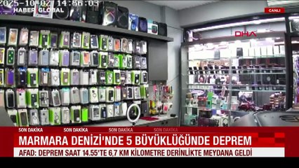 Marmara'da 5 büyüklüğünde deprem: İstanbul'da da hissedildi