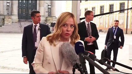 Punto Stampa meloni Copenaghen