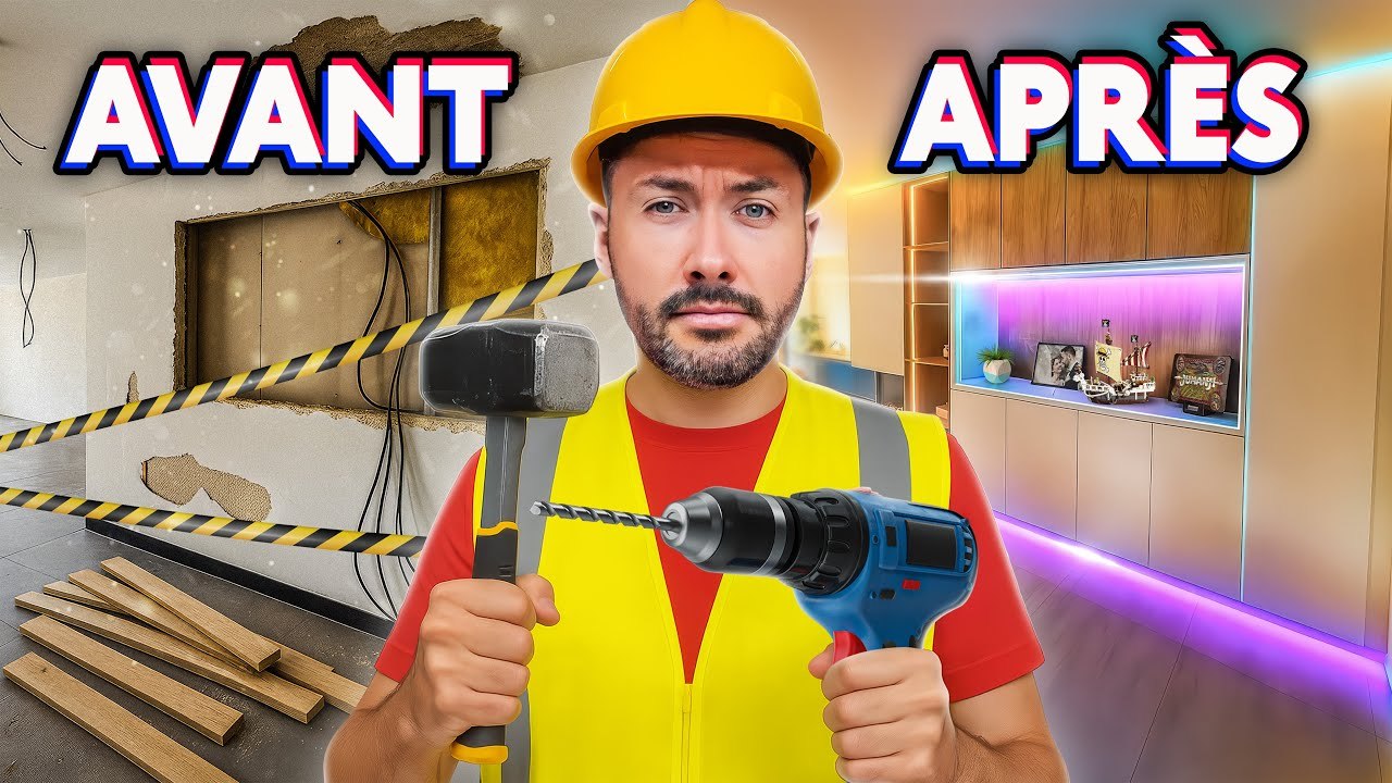 J'ai construit le meuble tech de mes rêves ! (ça change toute ma maison)