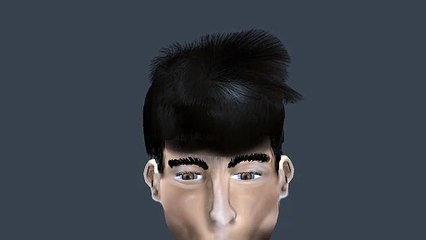 Ylo in the blowing hair