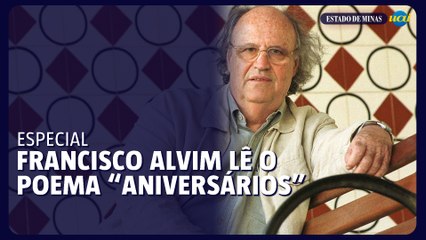 Francisco Alvim lê o poema "Aniversários"