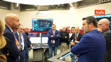 Sciopero generale per Flotilla, Salvini nella sala operativa Rfi per controllo traffico ferroviario
