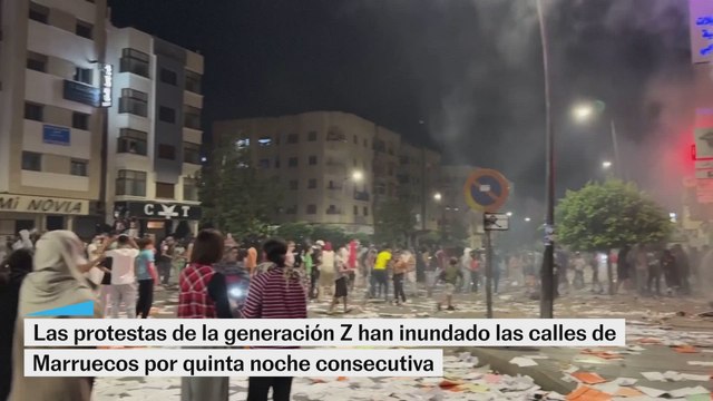 Las protestas de la generación Z en Marruecos: disturbios, dos muertos y mejoras en sanidad y educación