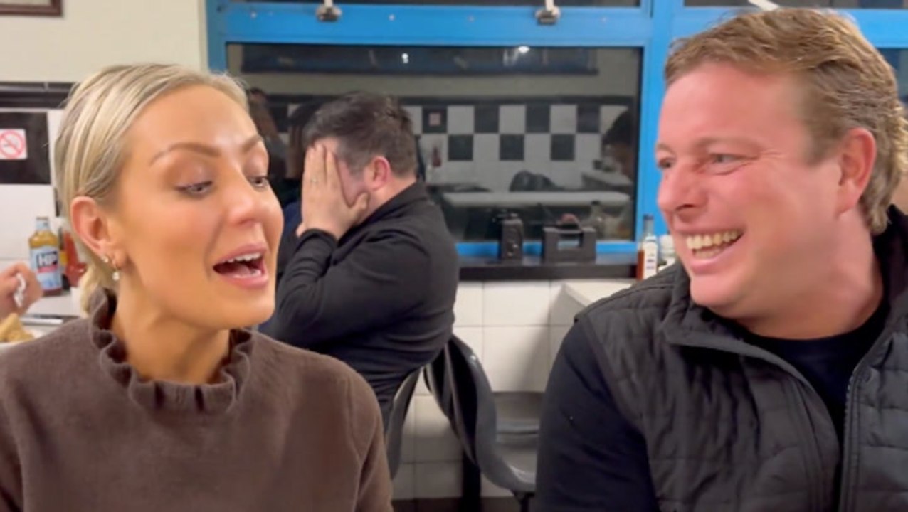 Strictly’s Thomas Skinner takes Amy Dowden for English breakfast at favourite cafe