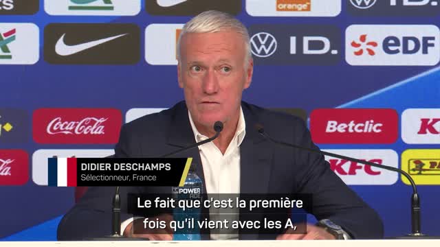 Bleus - Deschamps : “Partout où il est passé, Mateta a cette capacité à marquer des buts”