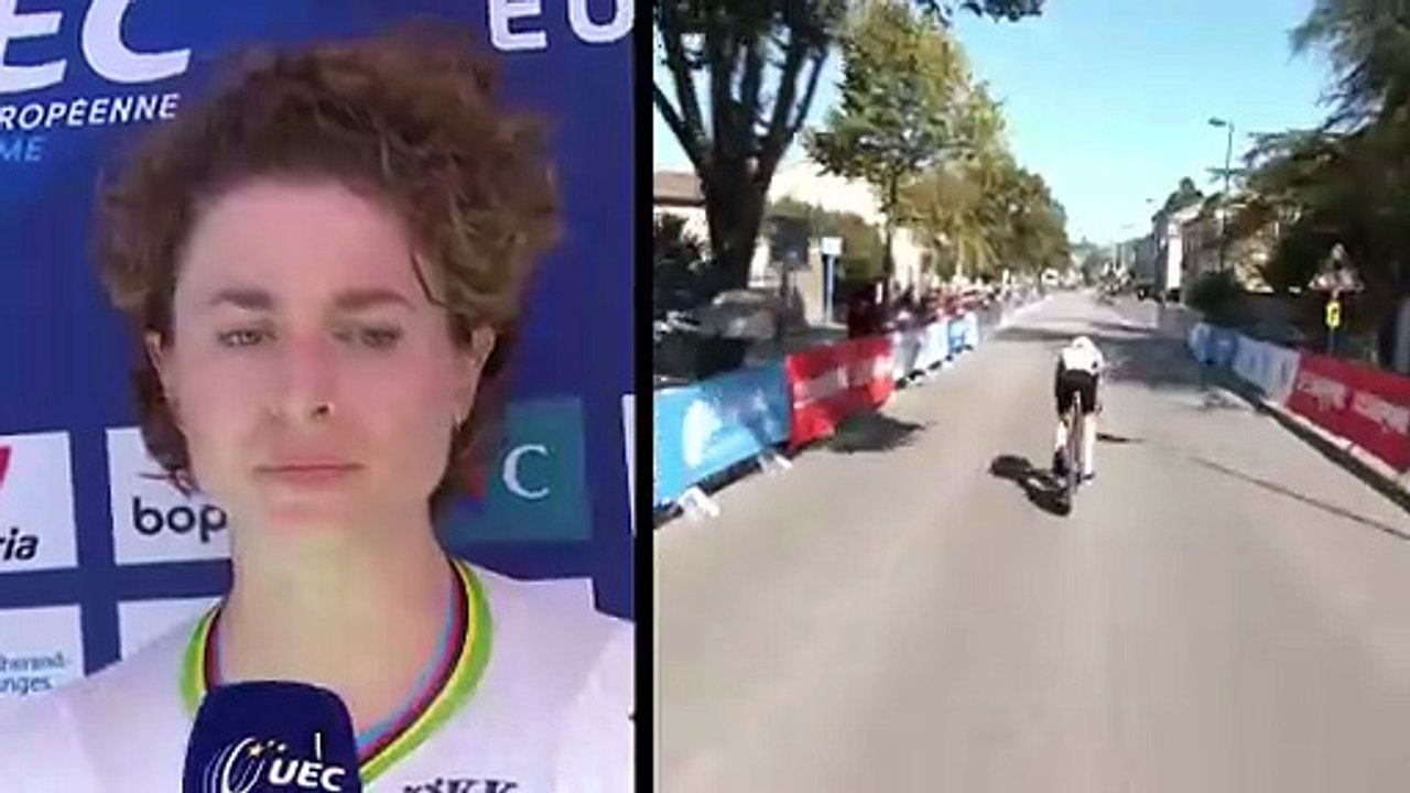 Cyclisme - Championnats d'Europe UEC Drôme-Ardèche 2025 - Marlen Reusser : "Je suis très fatiguée... je n'étais pas sûre de gagner"