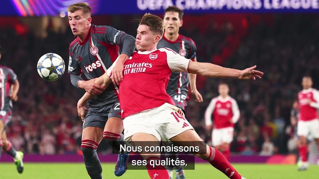 Martinelli veut aider Gyökeres pour qu’il marque “30 ou 40 buts par saison”