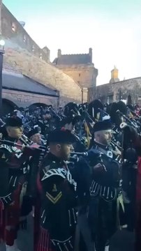 Ooh behind the scenes of the Royal Edinburgh Military Tattoo 2025..🏴💙