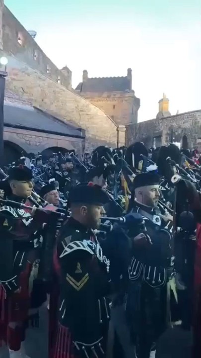 Ooh behind the scenes of the Royal Edinburgh Military Tattoo 2025..🏴💙
